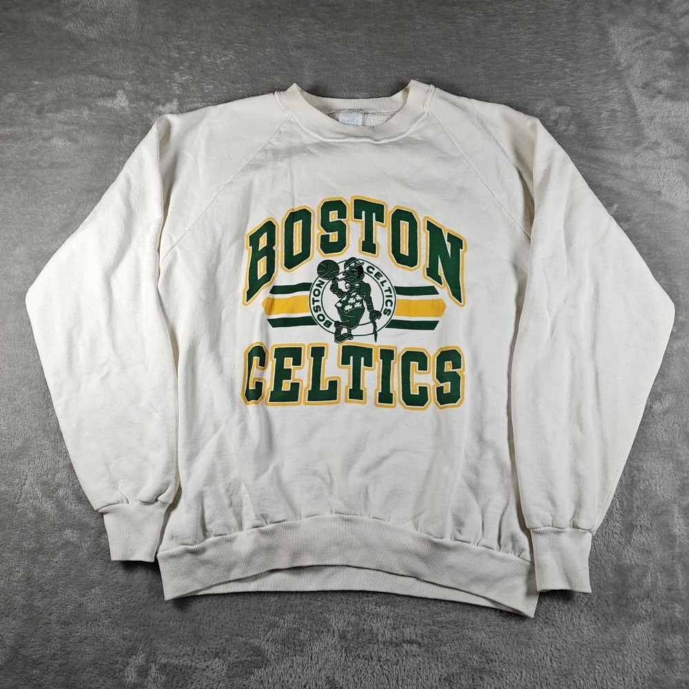 Vintage Boston Celtics Sweatshirt Mens XL Jerzees NBA Basketball 80s Made In USA
